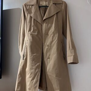 Michael Kors KHAKI TRENCH COAT Outerwear